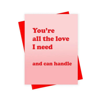 all i need card