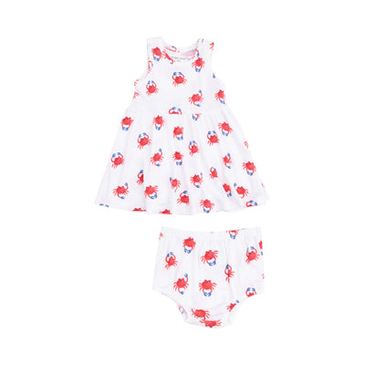 crabby cuties tank dress and bloomers