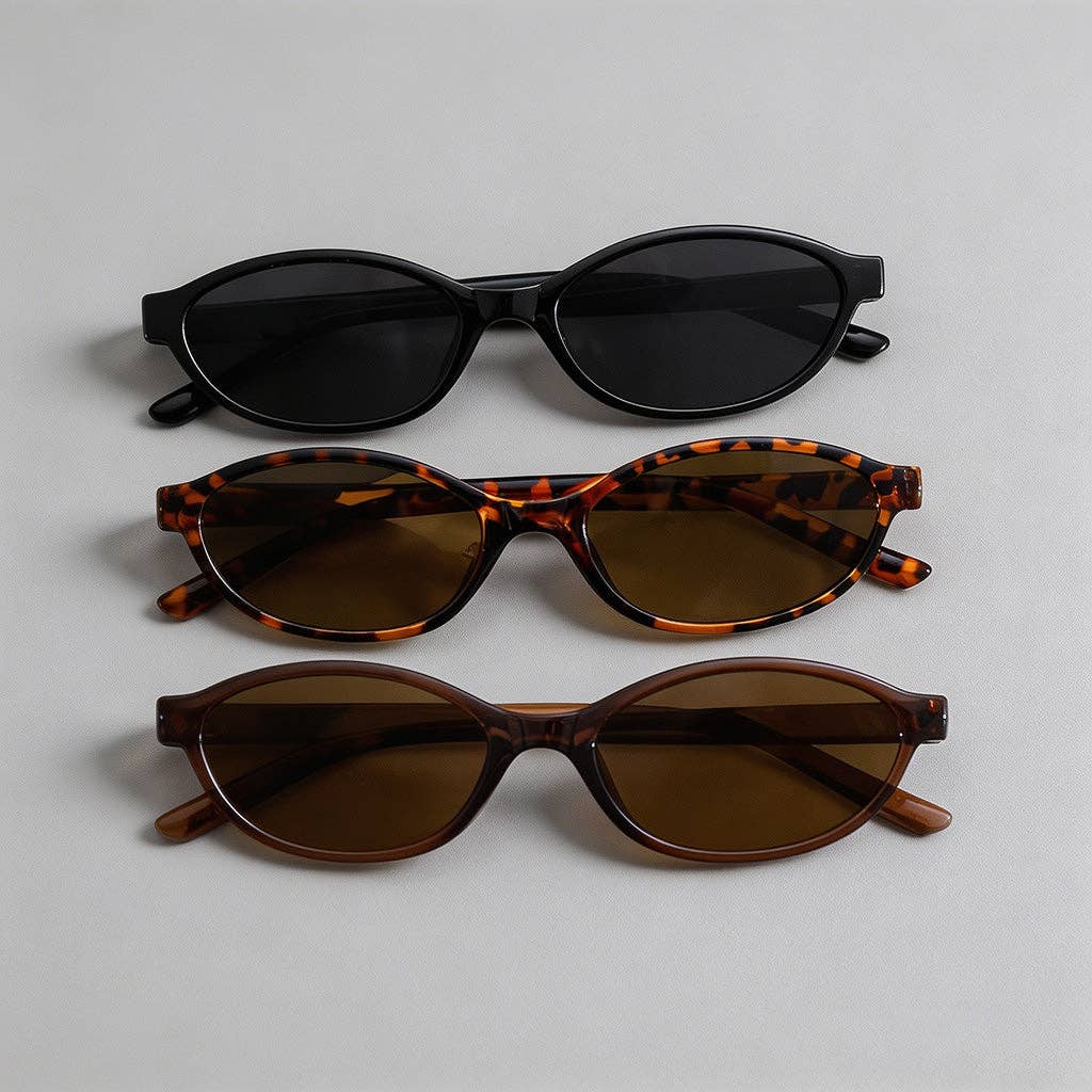 Dayla Retro Oval Sunglasses – the fig tree