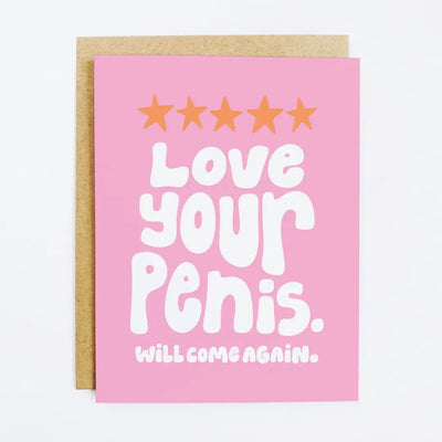 love your penis card