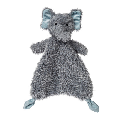 Grey elephant with blue ears lovey