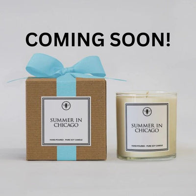 coming soon! summer in chicago candle