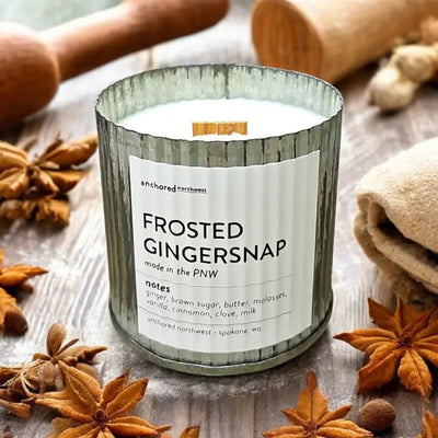 frosted gingersnap candle