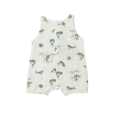 bass muslin shortie romper