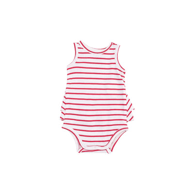 red vintage stripe bubble