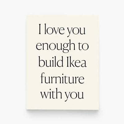 build ikea with you card