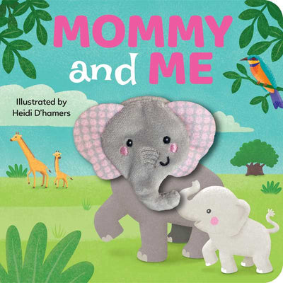 mommy and me elephant finger puppet book