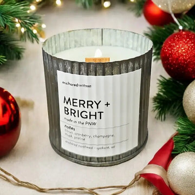 merry and bright candle anchored northwest