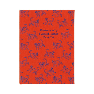 reasons why i would rather be a cat printed notepad