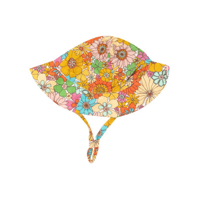 Angel dear vintage dream floral sun hat 