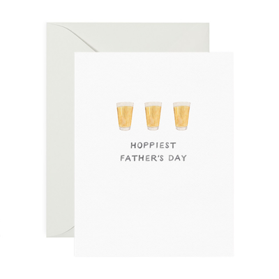 Hoppiest Father's Day Greeting card by Amy Zhang
